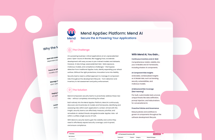 Mend AI-Data-Sheet-Mockup